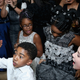 Marsai Martin and Janelle Monae (top right) join (clockwise) Millie Bobby Brown, Miles Brown, and Caleb McLaughlin on the dance floor at Netflix’s 2017 SAG After Party on January 29, 2017, in West Hollywood, Calif.